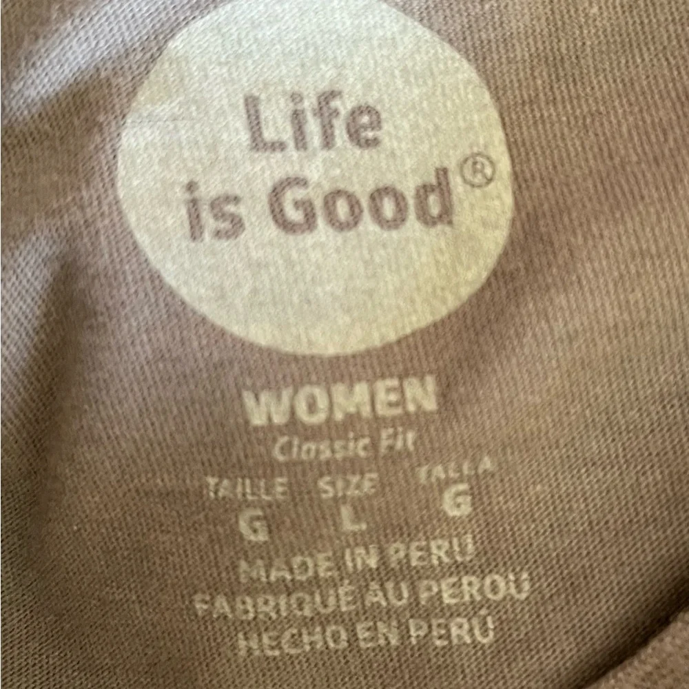 Life is Good women’s long sleeve tee - size large - Picture 2 of 3